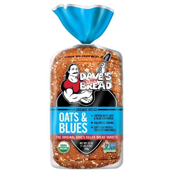 Dave's Killer Bread Organic Blues Bread Cornmeal Crust