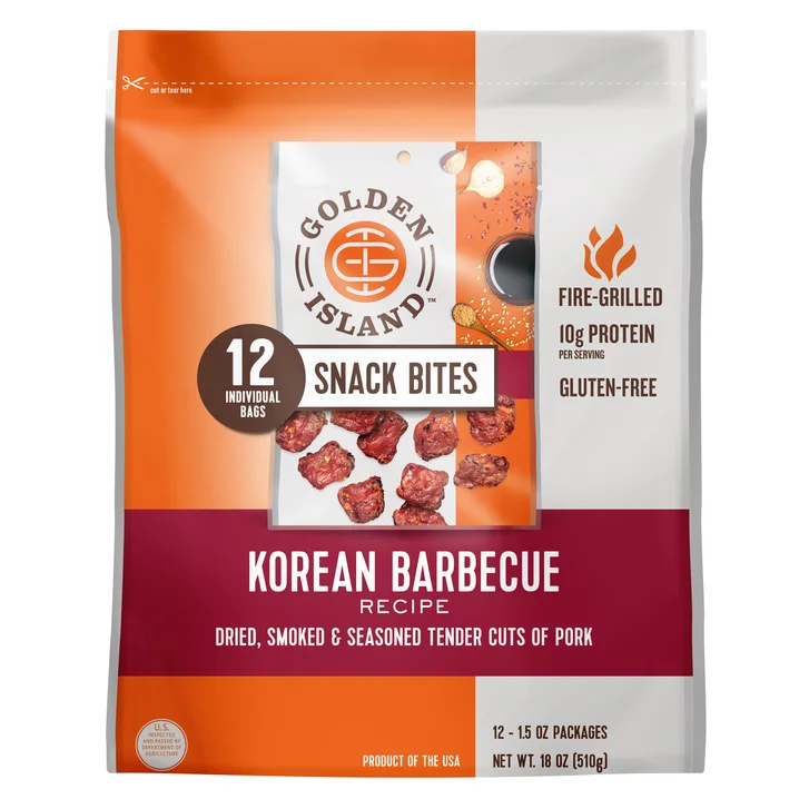 Golden Island Pork Snack Bites Korean Barbecue