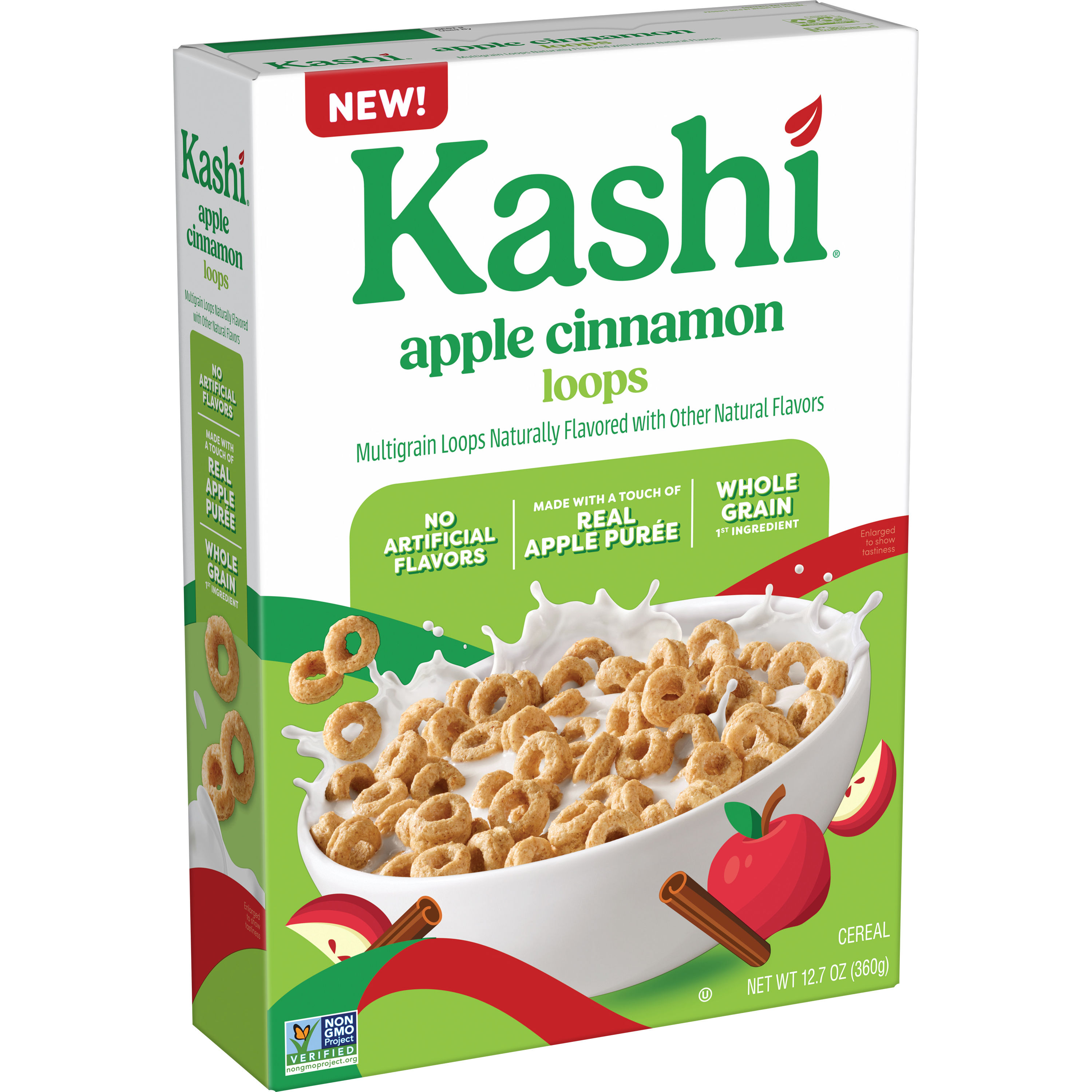 Kashi Apple Cinnamon Loops Breakfast Cereal