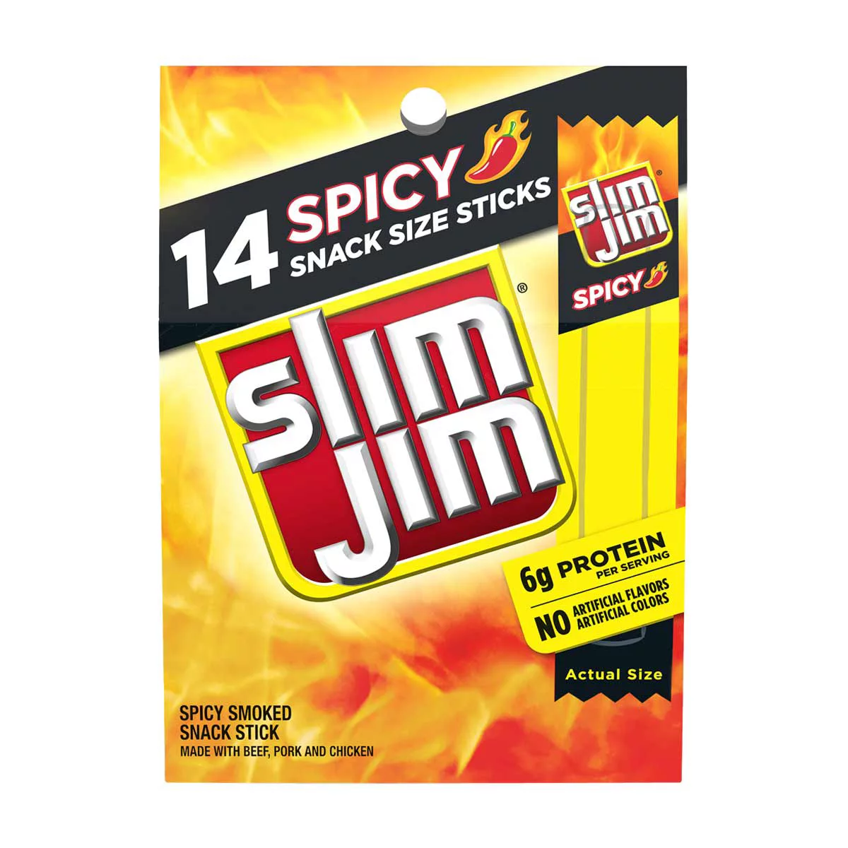 Slim Jim Spicy Snack Size Sticks