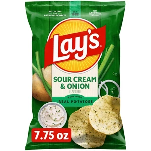 Lay's Sour Cream & Onion Flavored Potato Chips