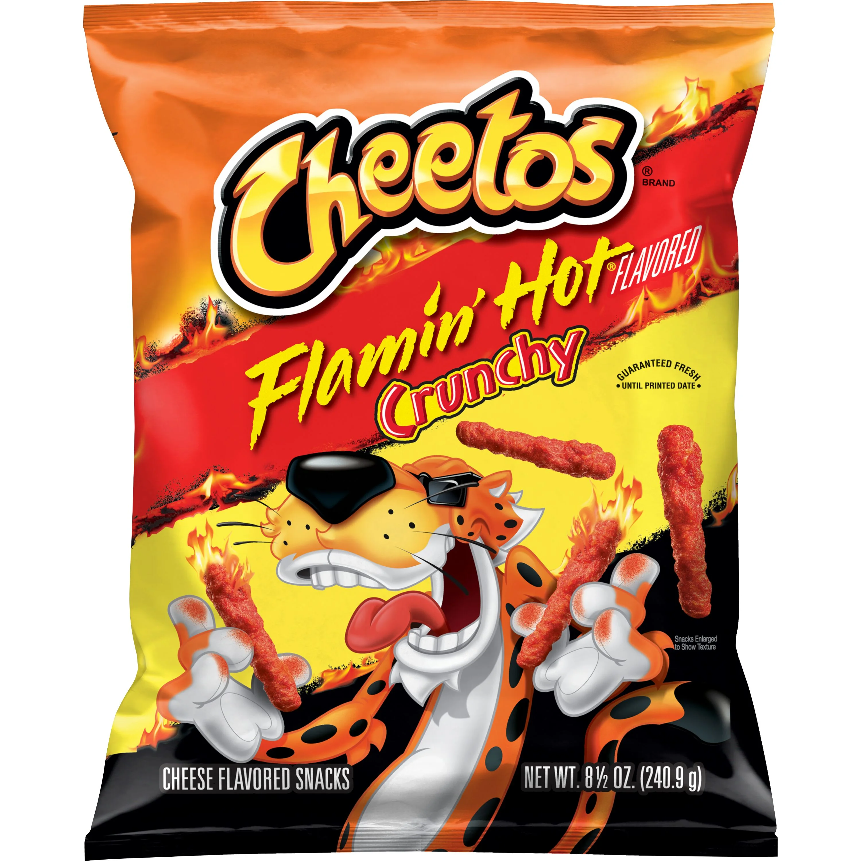 Cheetos Crunchy Flamin' Hot Cheese Flavored Snacks