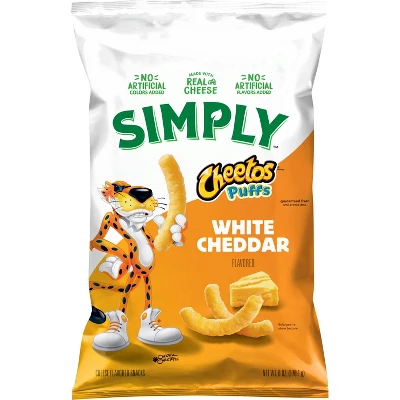 Cheetos Simply Puffs White Cheddar Flavored