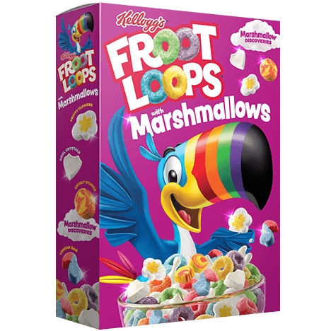 Kellogg's Froot Loops with Marshmallows