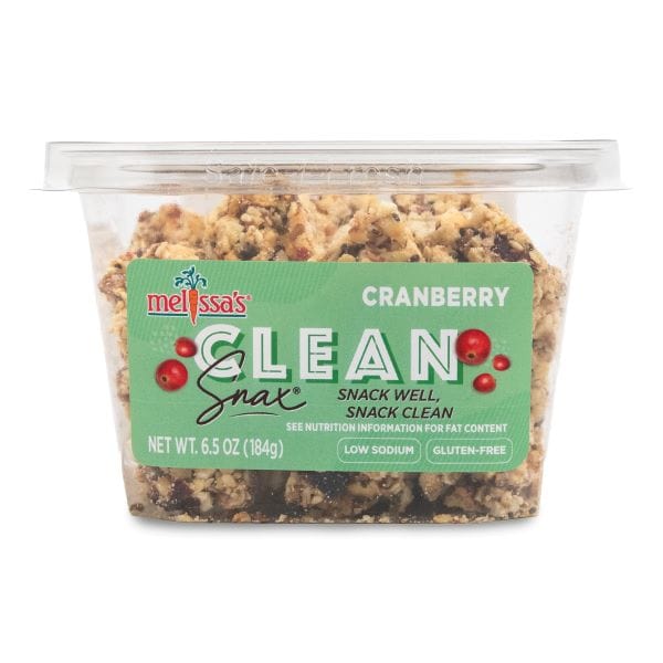 Meliha Cranberry Clean Snax With Chia & Flaxseed