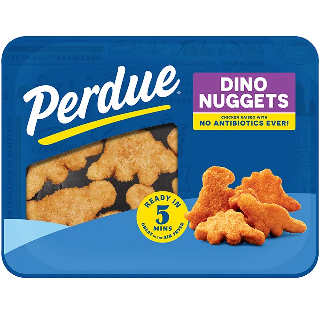 Dinosaur-shaped Chicken Breast Nuggets