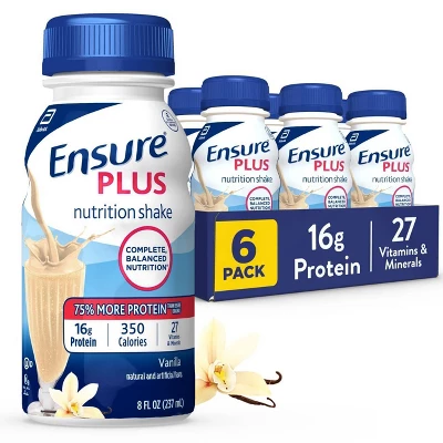 Ensure Plus Nutrition Shake Vanilla Non-Caffeinated