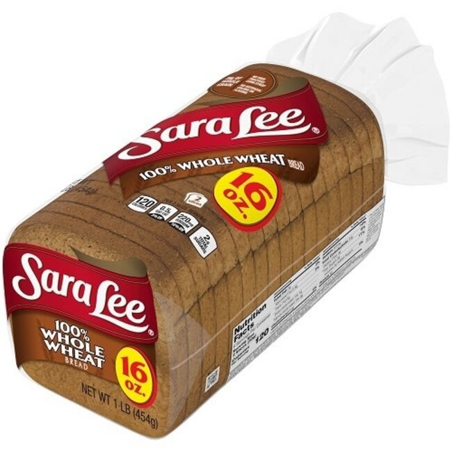 Sara Lee 100% Whole Wheat Bread