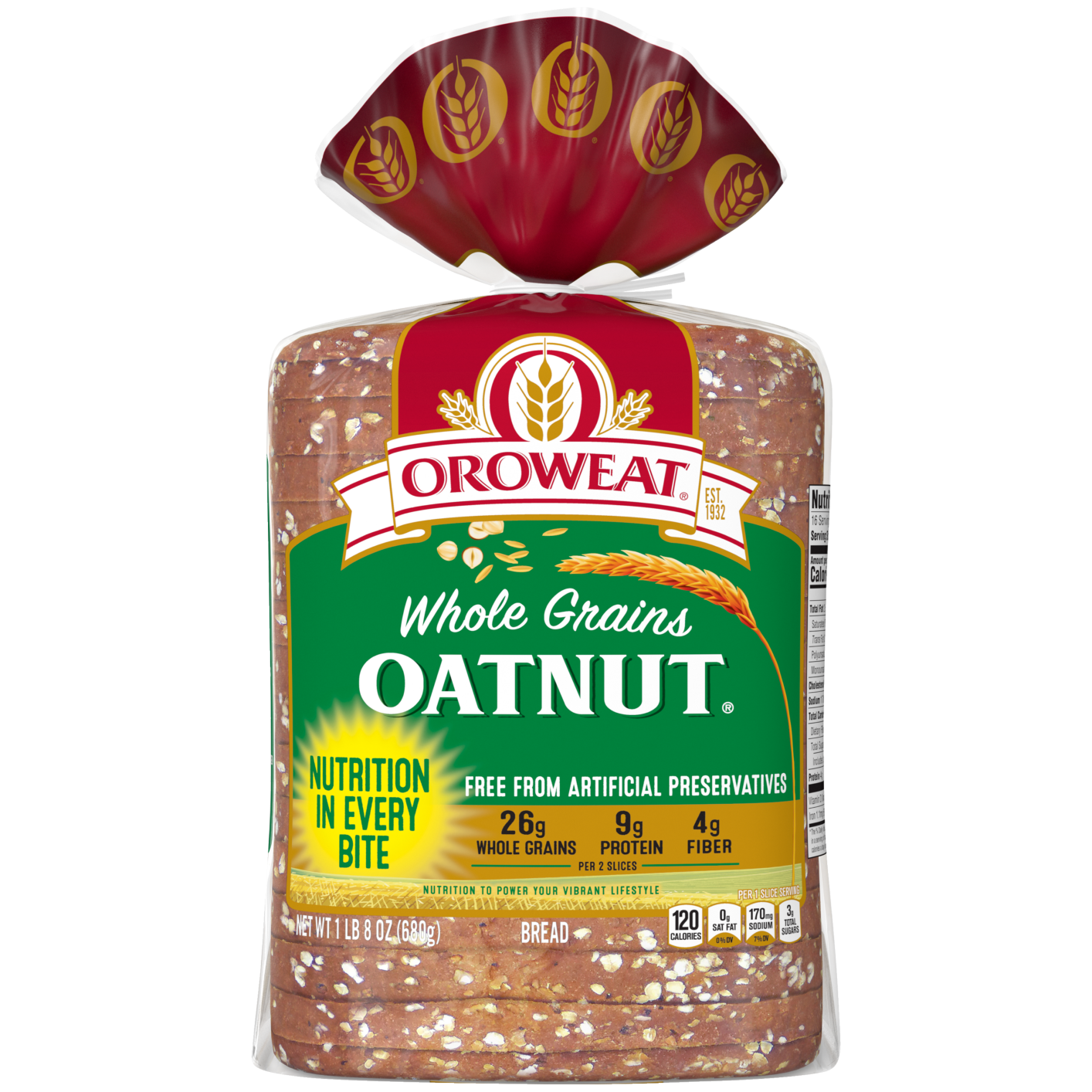 Oroweat Oatnut Bread