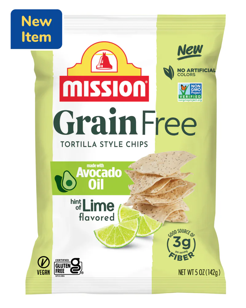 Mission Grain Free Tortilla Style Chips Hint of Lime
