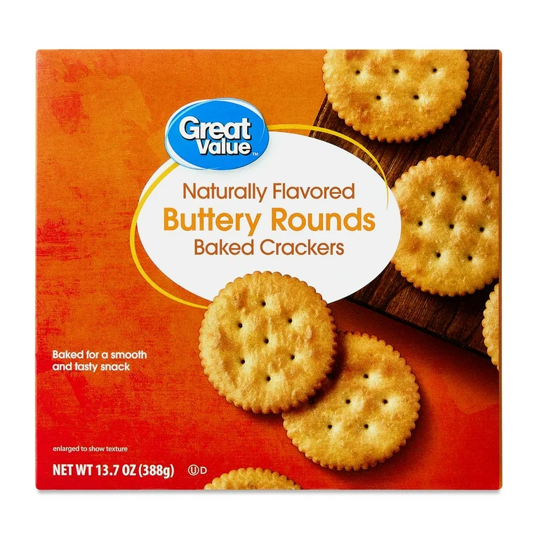 Great Value Baked Buttery Crackers