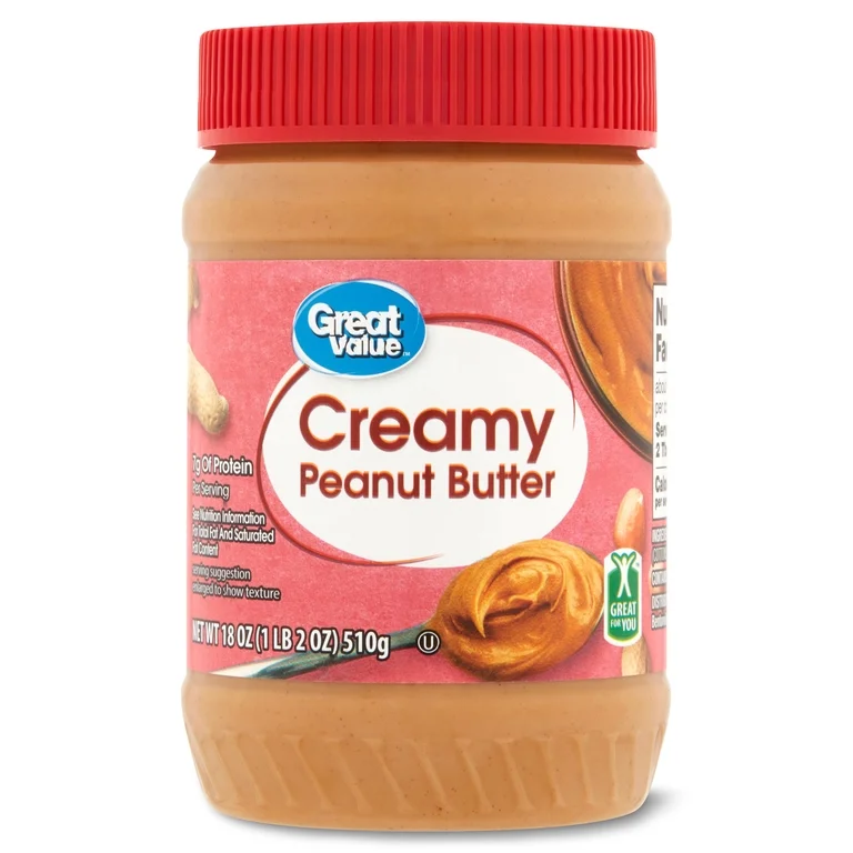 Great Value Creamy Peanut Butter