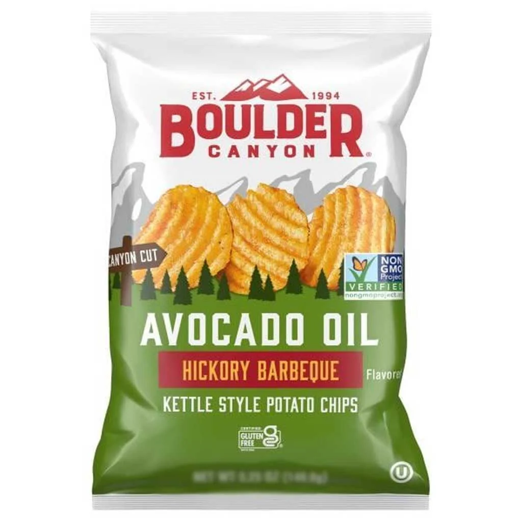 Boulder Canyon Avo Oil Hickory BBQ Potato Chips