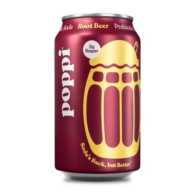 poppi Root Beer Prebiotic Soda