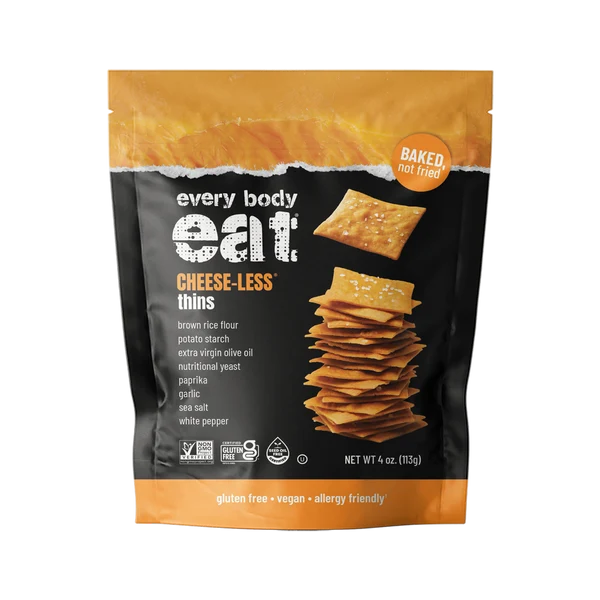 Every Body Eat CHEESE-LESS Thins