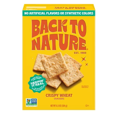 Back To Nature Crispy Wheat Crackers