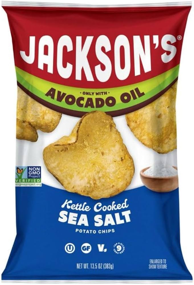 Jackson's Kettle Cooked Potato Chips Sea Salt