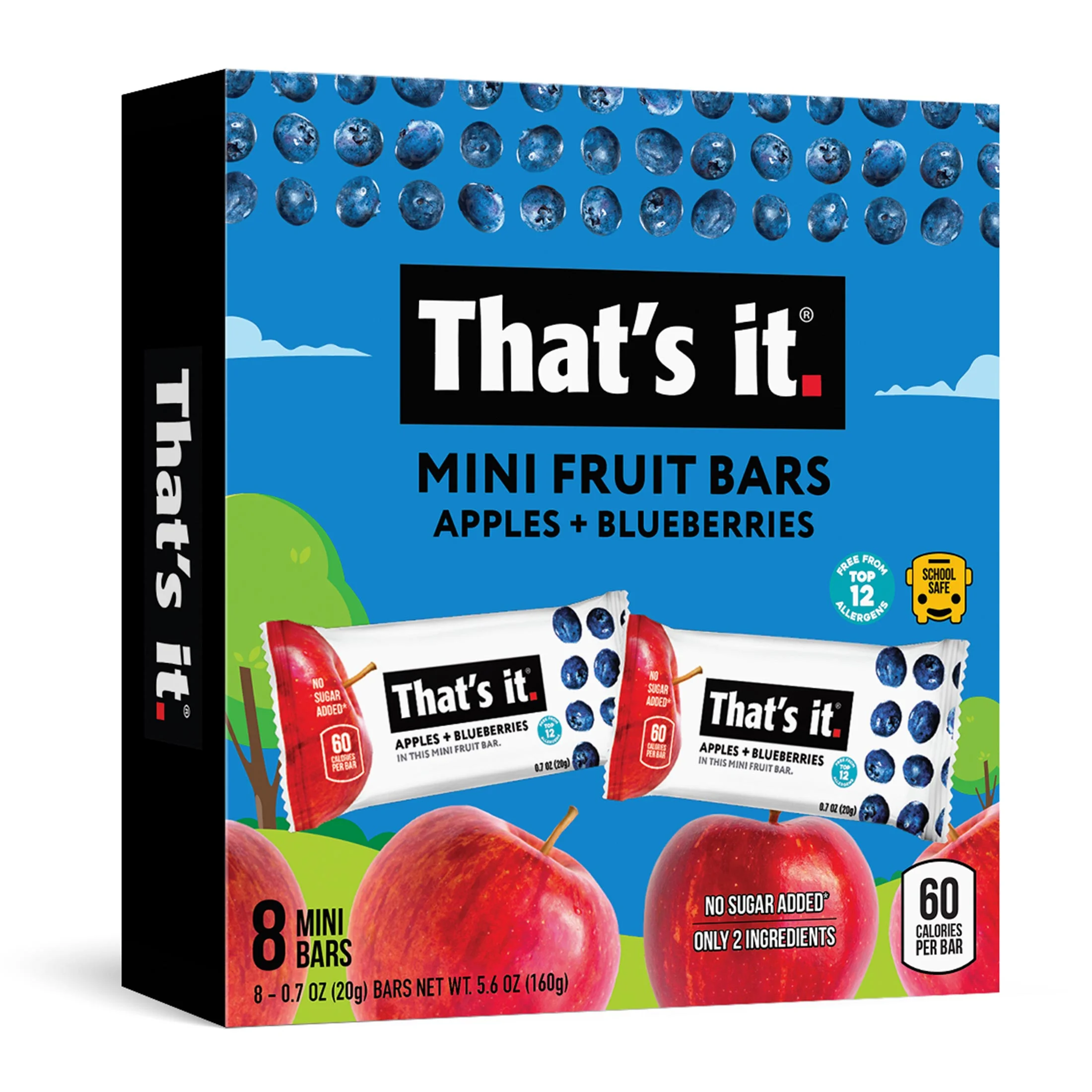 That’s It Apples + Blueberries Mini Fruit Bar