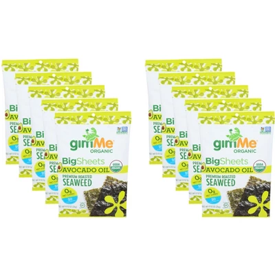 gimme Organic Seaweed Snacks Sea Salt & Avocado Oil