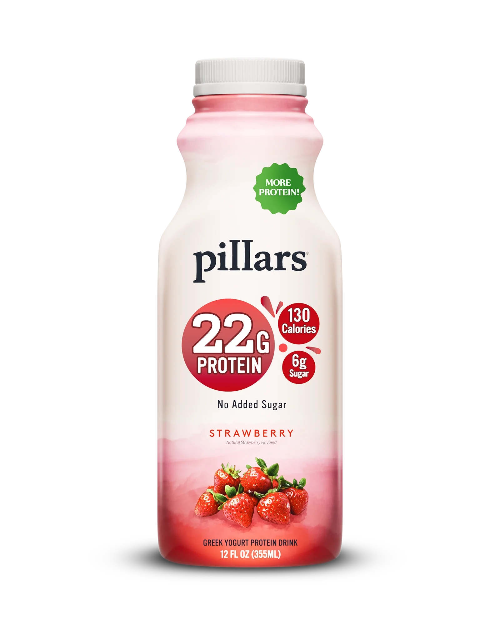 Pillars Yogurt Drinkable Greek Yogurt Strawberry Banana