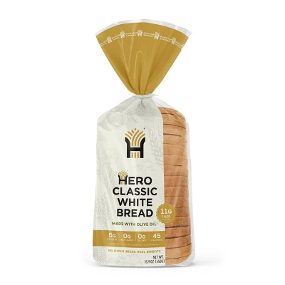 Hero Classic White Bread Low Carb Keto Friendly