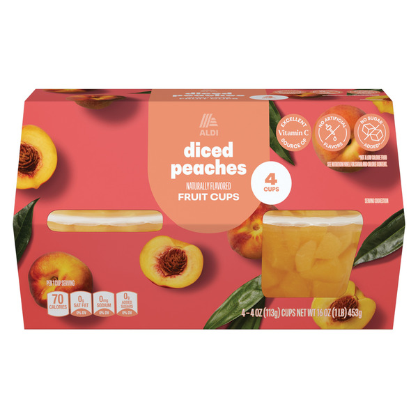 Aldi Diced Peaches