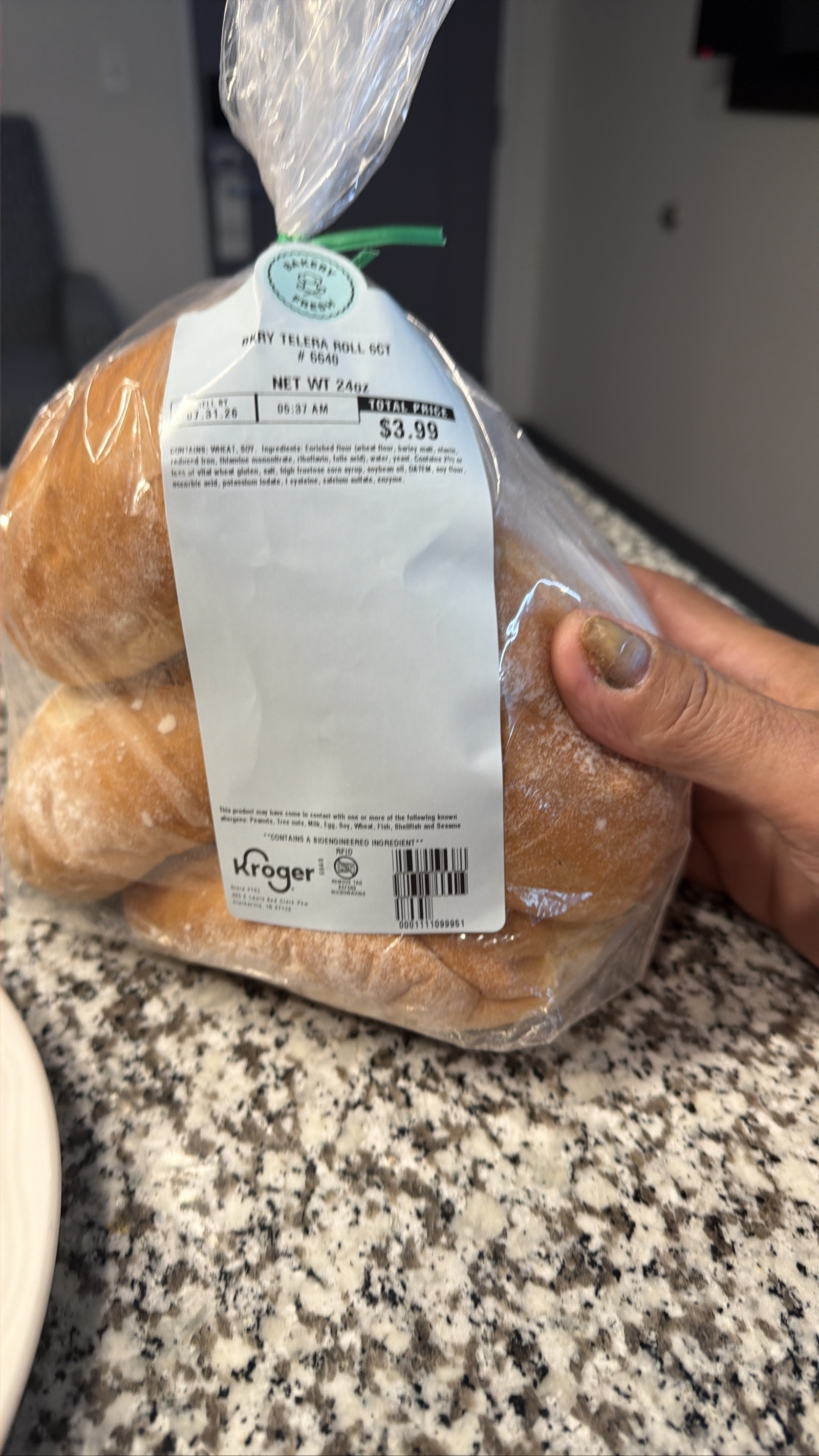 Kroger Bakery Telera Rolls
