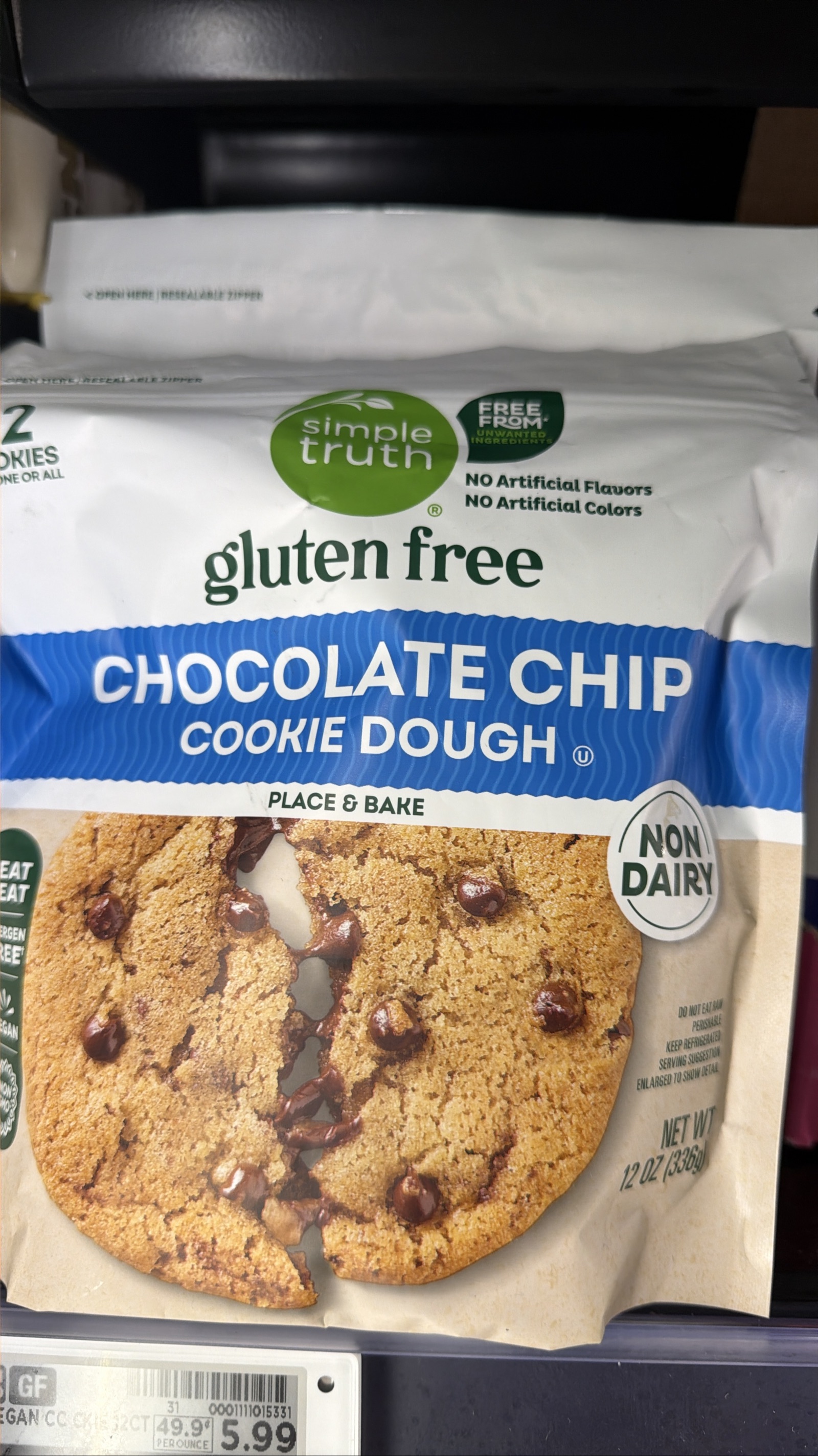 Simple Truth Chocolate Chip Cookie Dough
