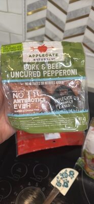 APPLEGATE Uncured Pork & Beef Pepperoni