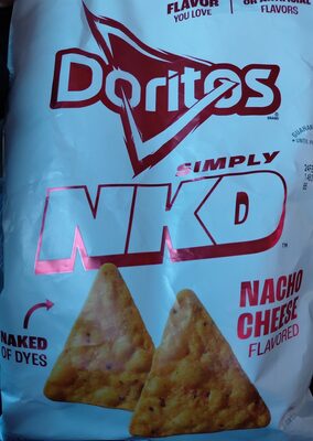 Doritos Simply NKD No Artificial Flavors Nacho Cheese Chips