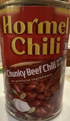 Hormel Chunky Beef With Chili Beans