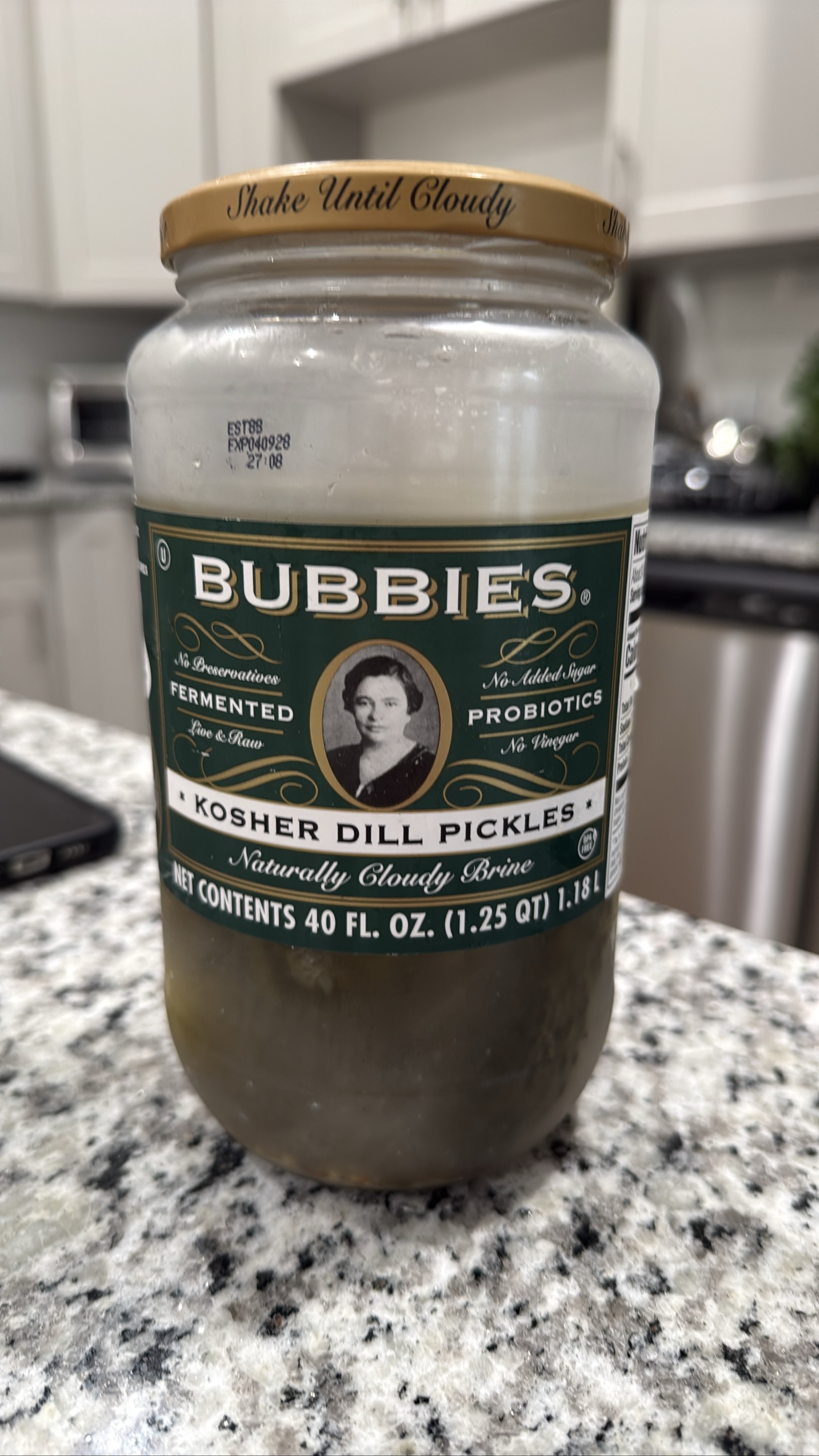 Bubbies Kosher Dill Pickles