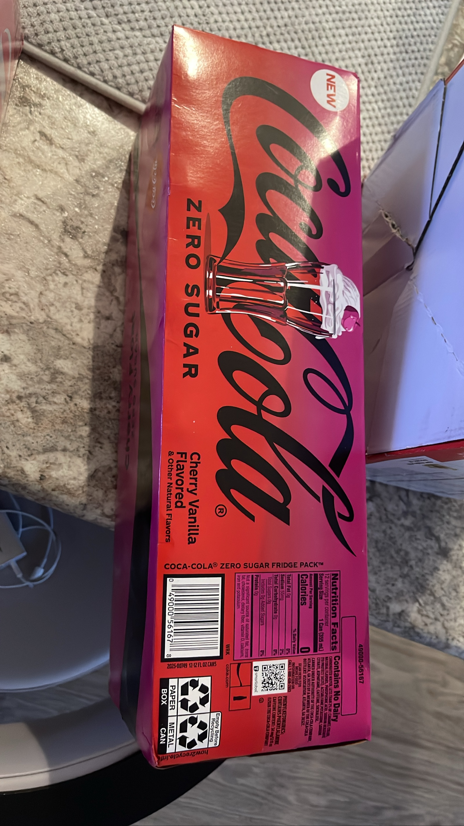 Coca-Cola Cherry Vanilla Zero Sugar