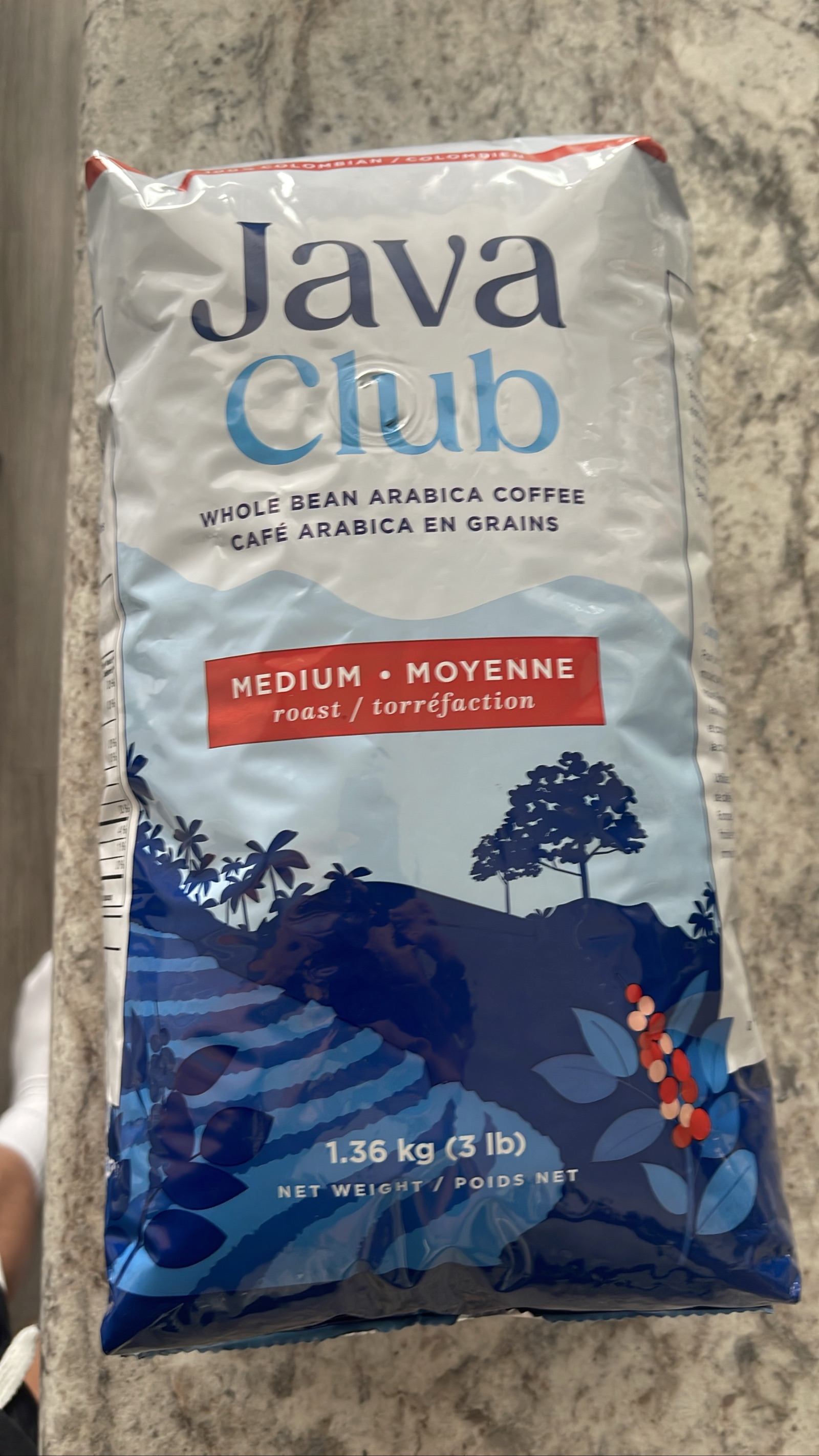 Java Club Whole Bean Arabica Coffee