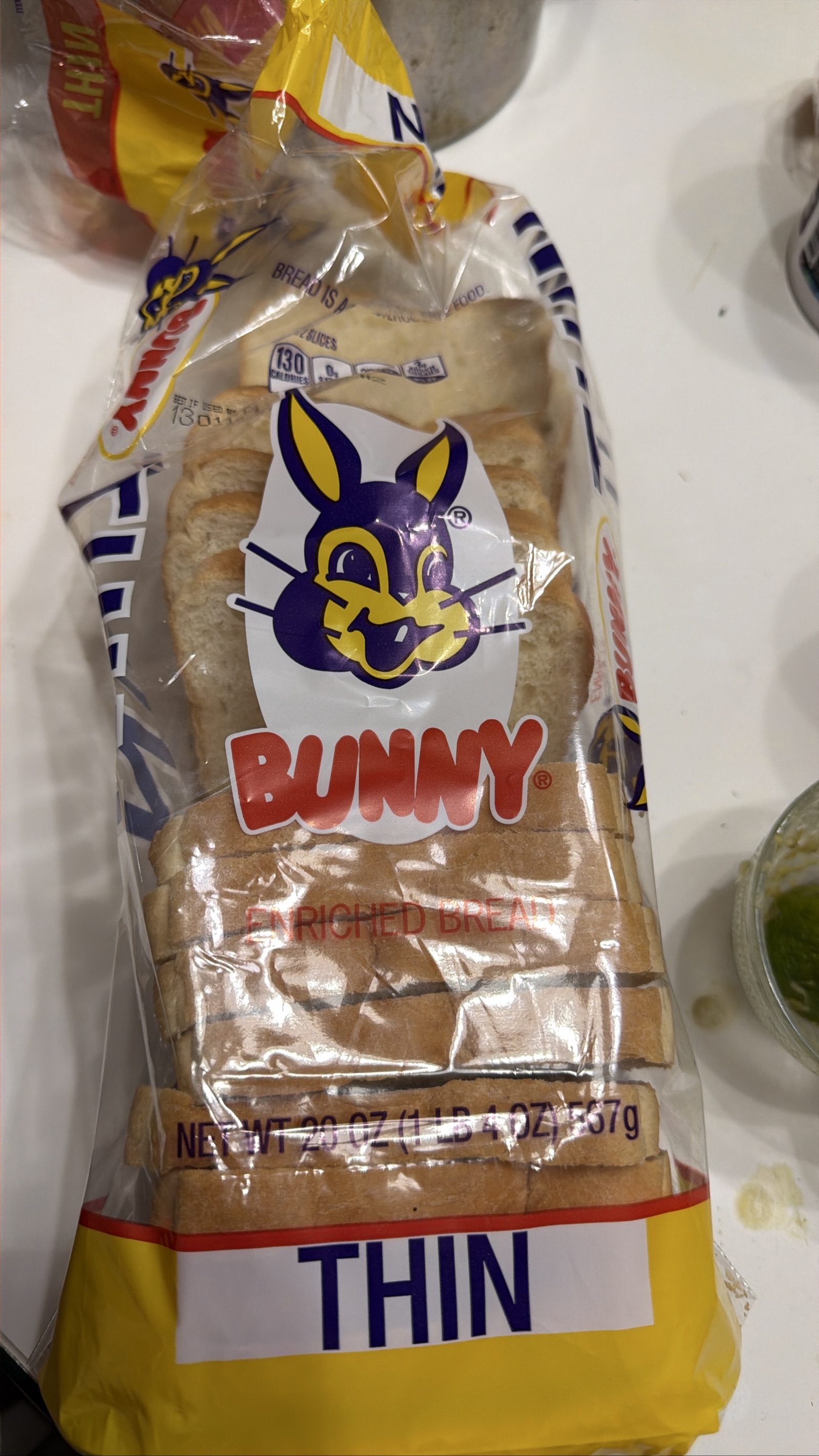 Bunny Enriched Bread Thin