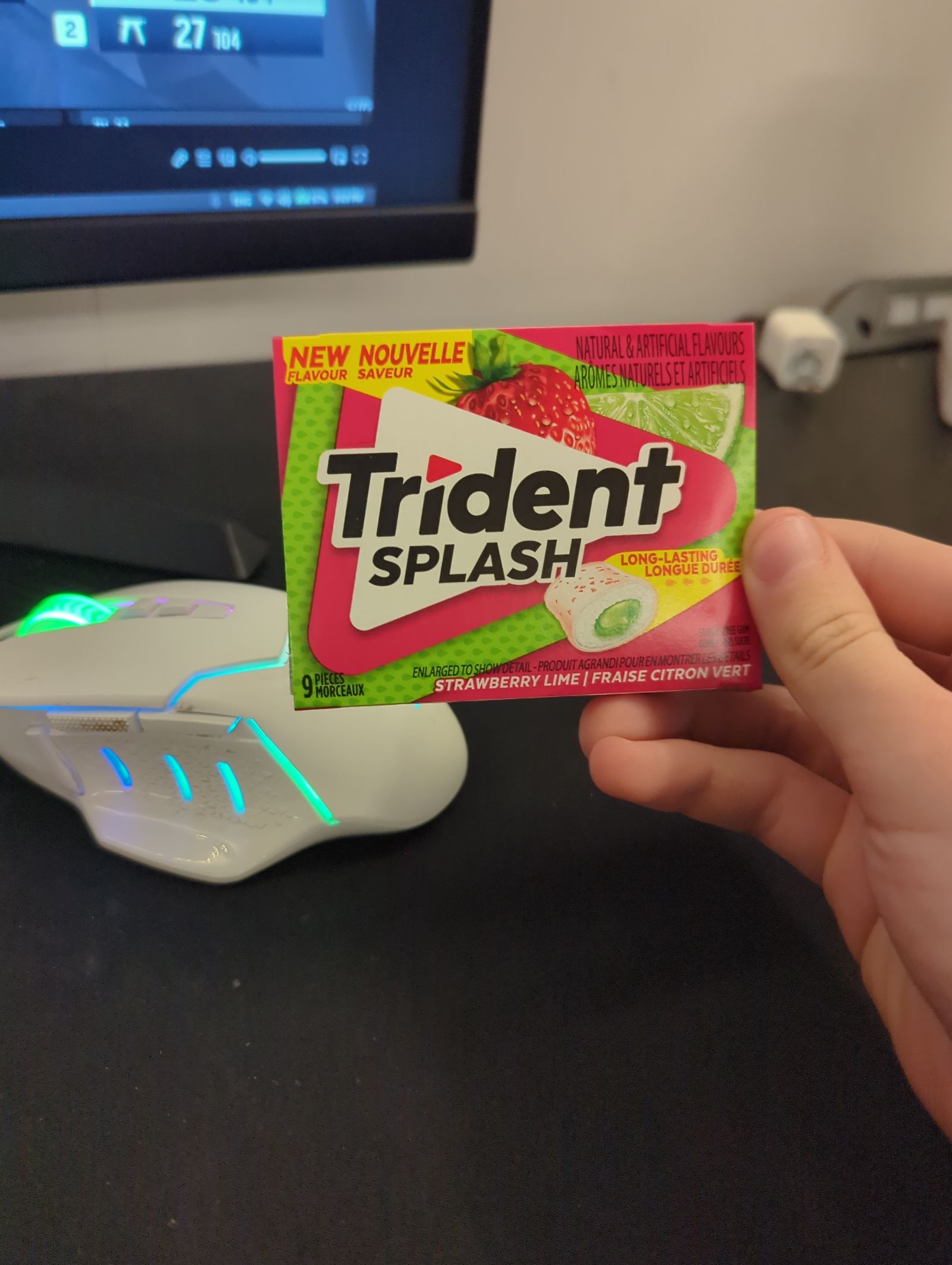 Trident Splash Strawberry Lime