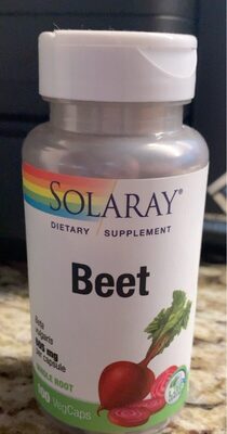 Solaray Beet Root 605mg Non-GMO Vegan
