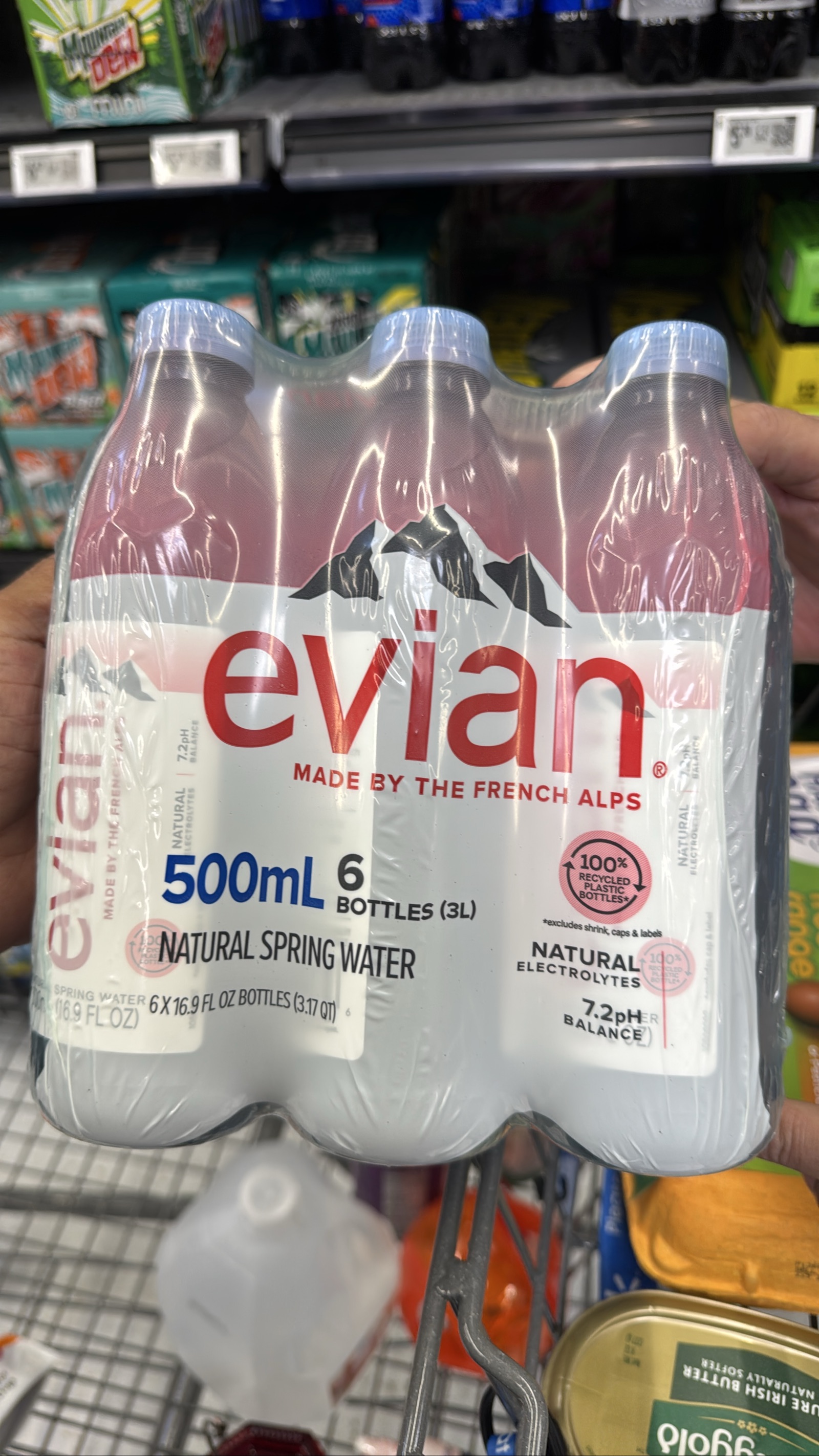evian Natural Spring Water