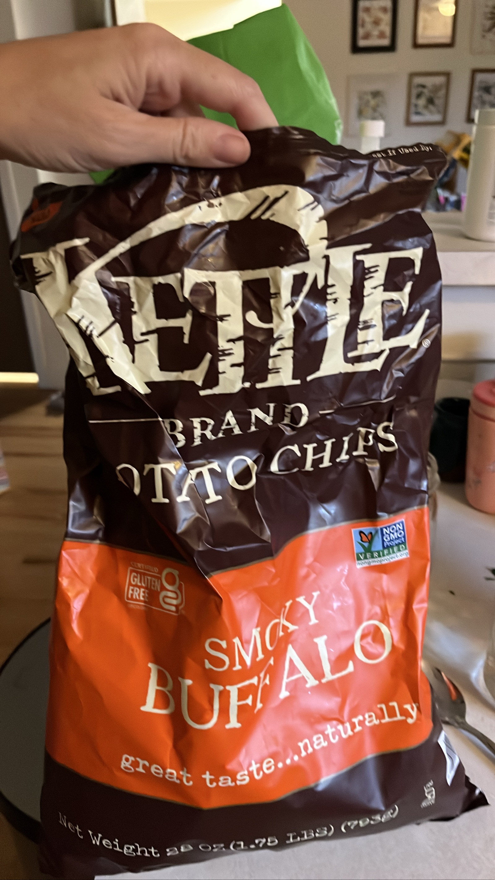 Kettle Brand Potato Chips Smoky Buffalo