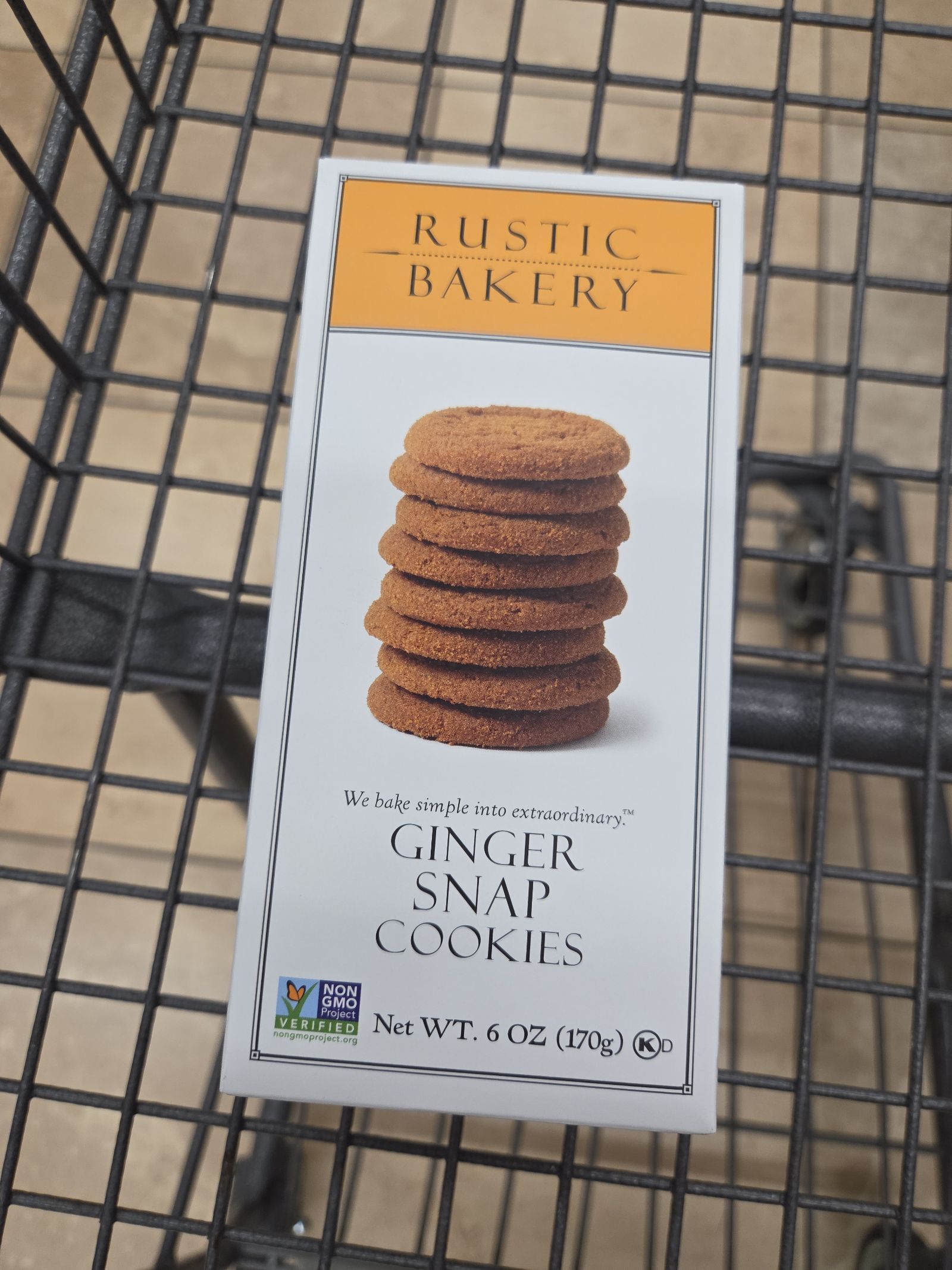 Rustic Bakery Ginger Snap Cookies