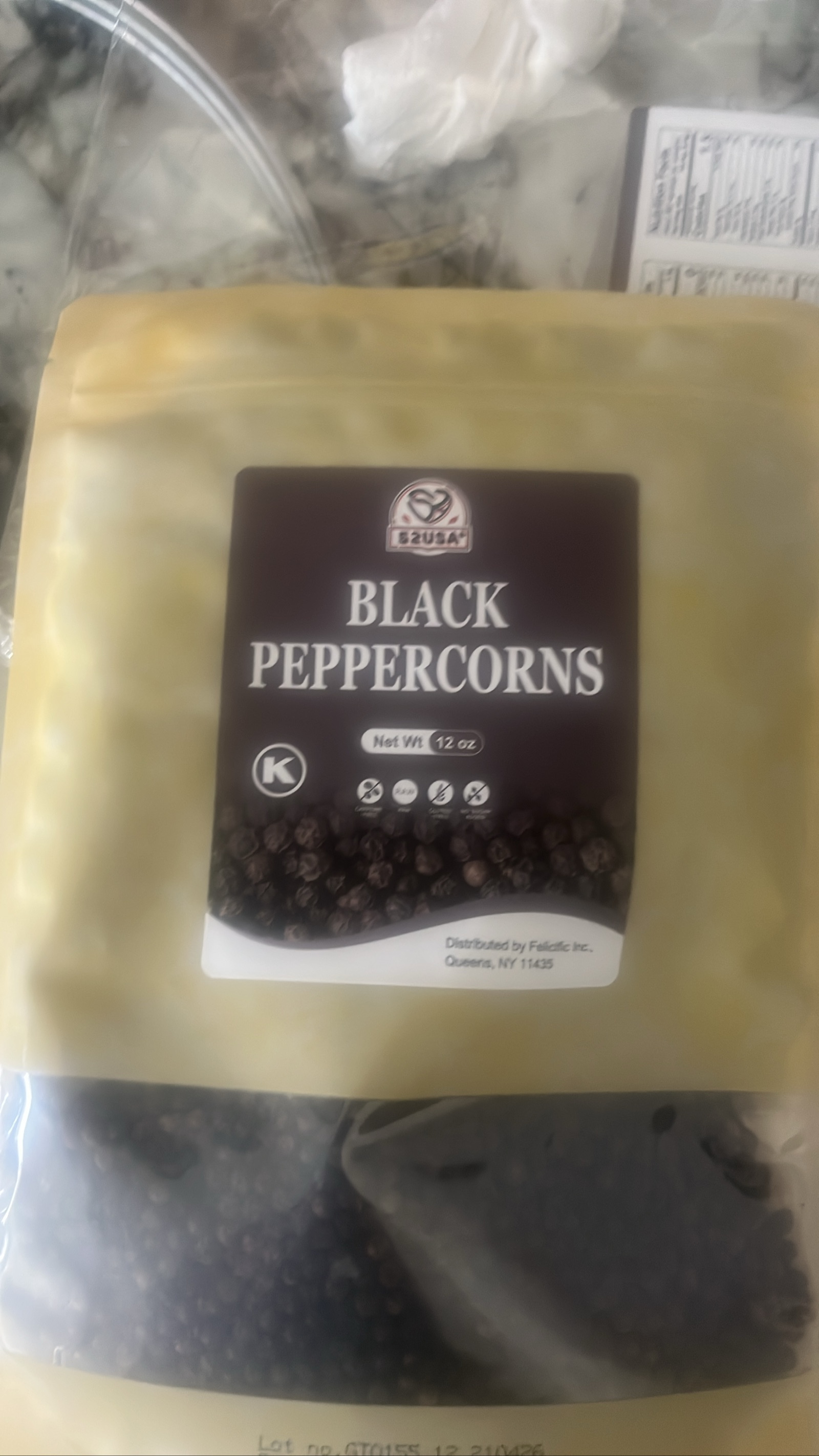 Ezusa Black Peppercorns