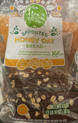 Simple Truth Sprouted Honey Oat Bread