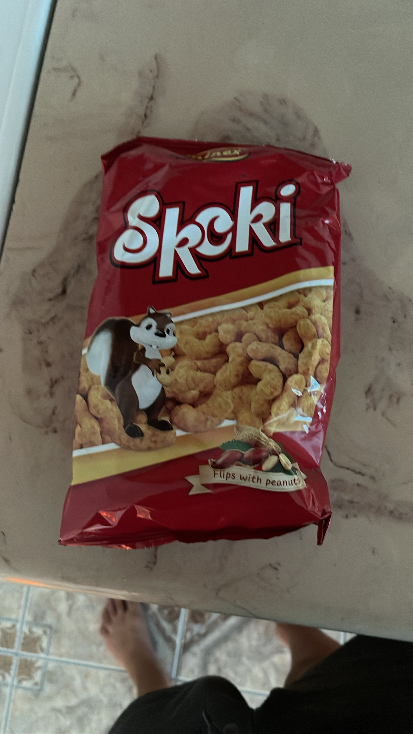 Skcki Flips with Peanuts
