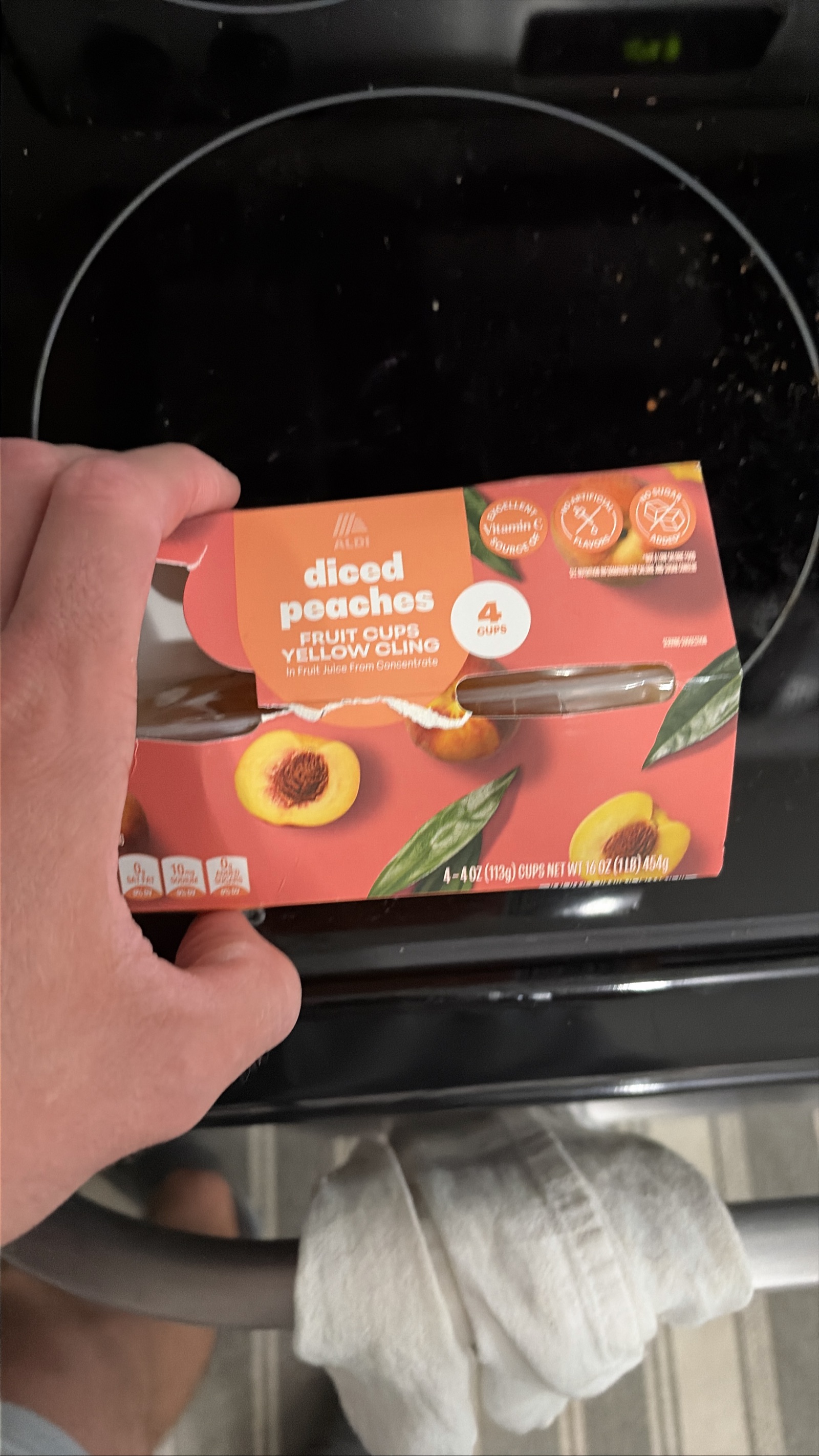 Aldi Diced Peaches