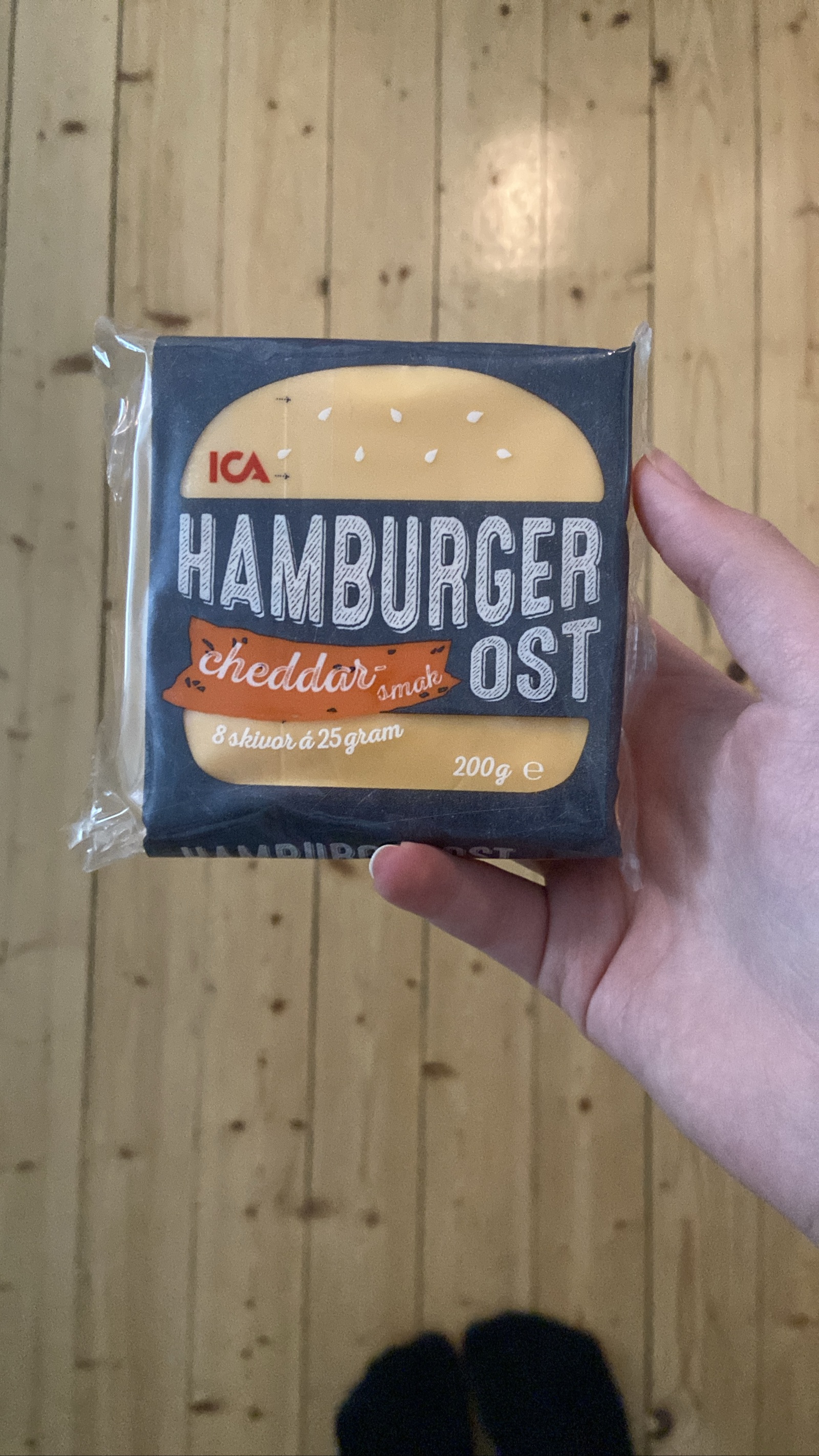 ICA Hamburger Cheese Cheddar Flavor