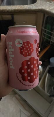 poppi Raspberry Bubbly Soda